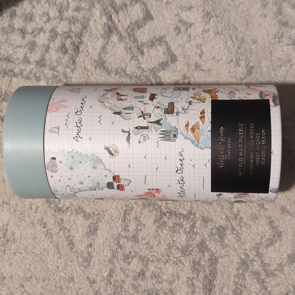 1000 piece world map jigsaw puzzle